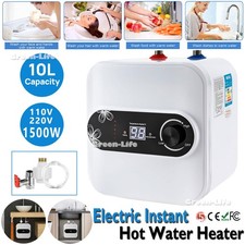 1.5KW Electric Instant Hot Water Heater Small Water Tank 10L Kitchen Under Sink