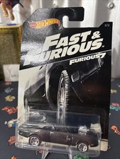 Hot Wheels Fast Furious 7 Dom’s Black ‘70 Dodge Charger R/T  (8/8)  Small Crease