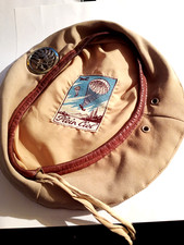 Beret  Militaire Para - Légion  couleur sable époque indo- Algérie T55 .