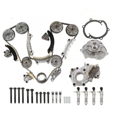 For EQUINOX CTS SRX 3.0 3.6L TIMING CHAIN KIT & WATER OIL PUMP + 4VVT CAM PHASER
