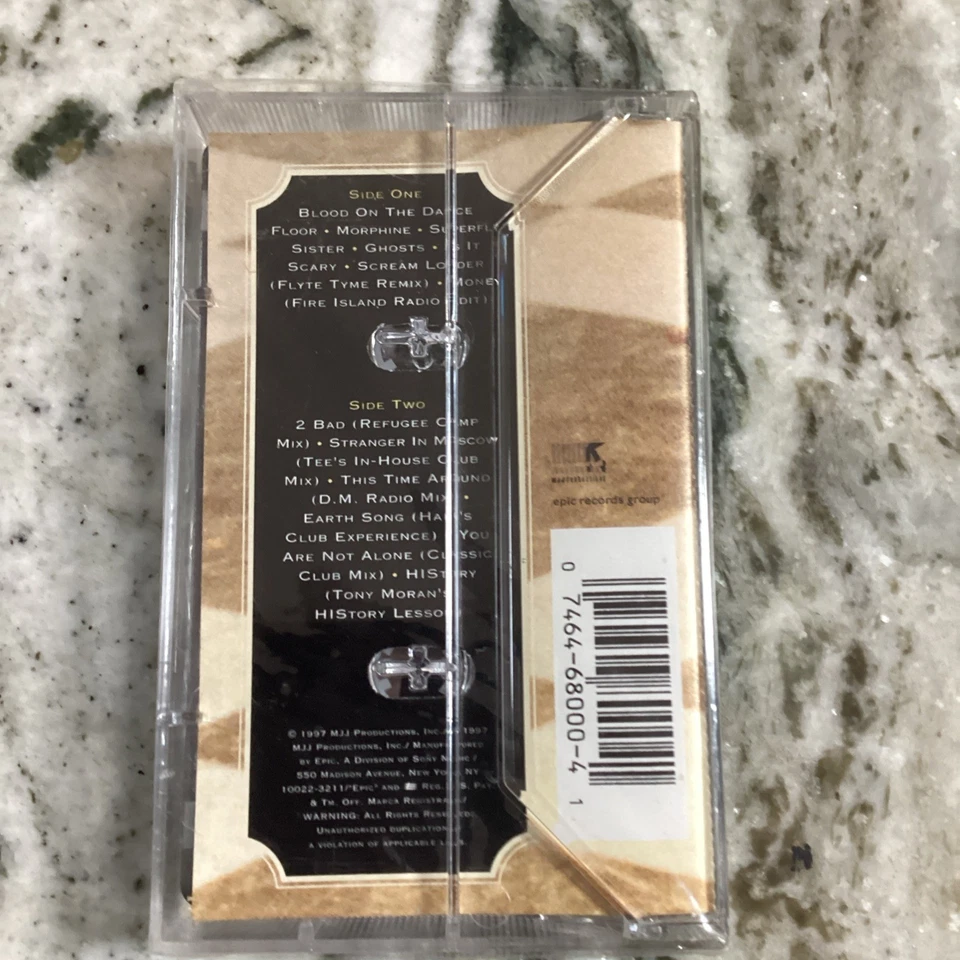 MICHAEL JACKSON’ Blood On Dance Floor ‘ SEALED HYPE STICKER ALBUM CASSETTE - Image 2 of 4