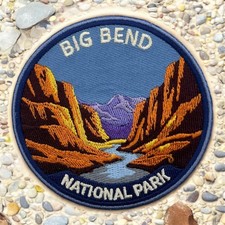 Big Bend National Park Patch – 3 Inch Embroidered Travel Patch