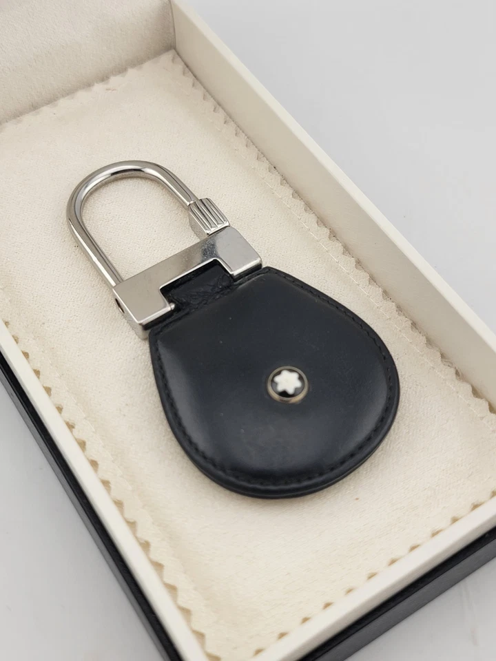 Montblanc Meisterstuck темно-синий кожаный брелок модель MB114560 W большой Montblanc коробка - Изображение 3 из 4