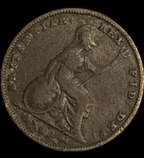 1837 William IV 1 Farthing Vintage Coin