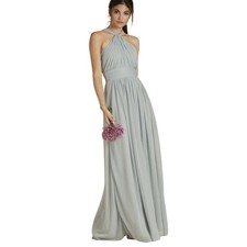 Birdy Grey "Kiko" Sage Chiffon Maxi Dress Size M NWT