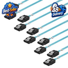 ADCAUDX SATA III Cable 0.5M 5 Pack Data Transfer Cable 6Gbps