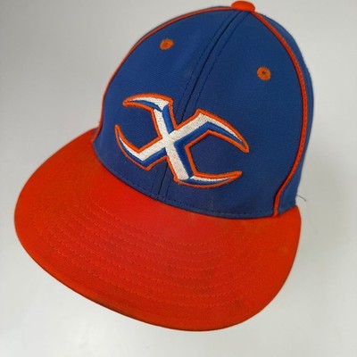 X Logo Richardson Hut PTS20 Herren XS-SM Blau Orange Baseballkappe Pulse Flexfit