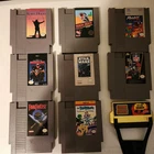 Nintendo NES lot of 8 games and game genie