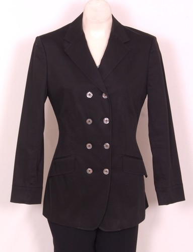 AGNONA Italian Designer Ladies Jacket Blazer SZ 6 Woman Fashion Bust 36" Black - Picture 1 of 5