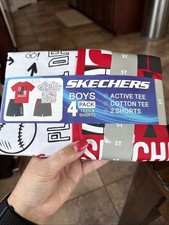 Skecher's Boy's 4-Pack Cotton Tees  Active Shorts Playwear Set 5T