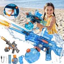 Electric Water Gun Toy Powerful Water Blaster Automatic Watergun with Lights