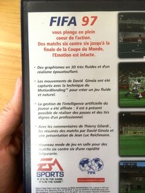 FIFA 97 COMPLET BO&Icirc;TE NOTICE SEGA SATURN PAL FRAN&Ccedil;AIS CIB OVP EA Sports Bon &eacute;tat
