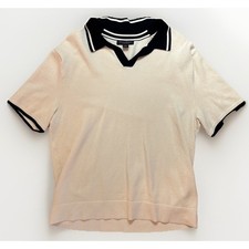 Vintage Banana Republic 100% Organic Cotton Johnny Collar Men’s L Gorgeous Great