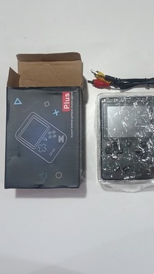 Plus Handheld Game Console Black Composite RCA Cable AV Cable and Box 500+ Games