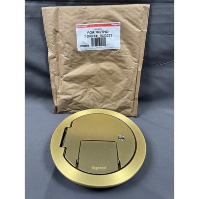 Wiremold Legrand 6CTHCBS Evolution Series 6'' Flush Style HD Cover Poke-Thru