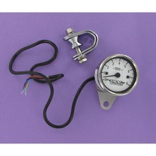 Drag Specialties Electrical Mini 8000 Rpm Tachometer Wwhite Face - 2211-0058 Drag Specialties Electrical Mini 8000 Rpm Tachometer Wwhite Face - 2211-0058