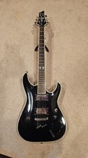 Schecter c-1 elite, diamond series, black glo...