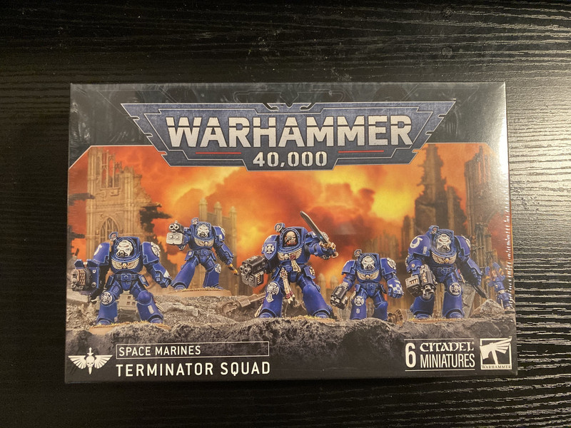 Warhammer 40K Space Marines Terminator Squad 5 Miniatures Brand New in Box