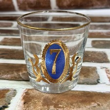 Vintage Libbey Numero Crown Collection #7 Old Fashioned Whiskey Glass Barware