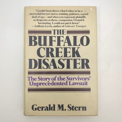 Buffalo Creek Disaster Environmental Tragedy Hardcover Book Gerald Stern 1976