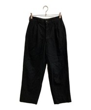 COMME des GARCONS HOMME          80's Archive Wool Tuck Pants black HS