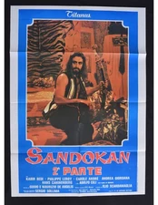 manifesto SANDOKAN 2 parte kabir bedi philippe leroy giordana celi solima A71