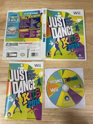 Just Dance Kids 2014 Nintendo Wii Case & Disc Tested