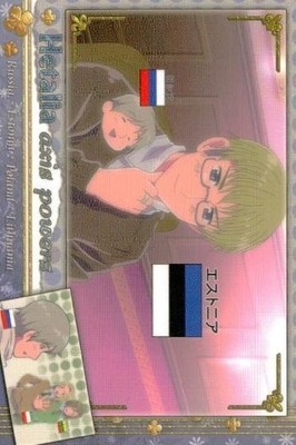 Hetalia Russia Estonia Greece Card 032 Axis Powers Frontier Works