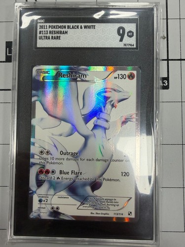 Reshiram graded SGC 9 for sale on eBay