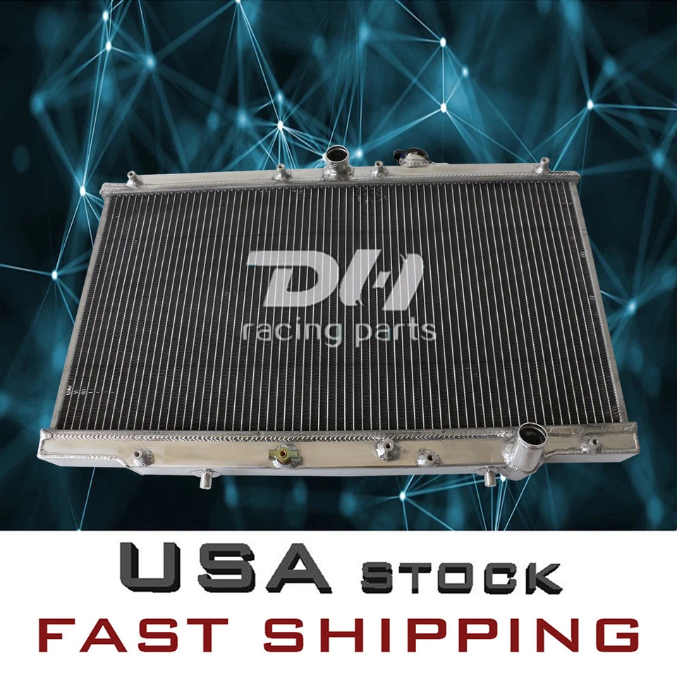 Алюминиевый ряд радиатора подходит для 97-01Honda Prelude/94-97 Accord 1997 CL MT 2,2 л l4 MT - Изображение 2 из 4