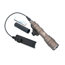 Tactical Flashlight M600DF Dual Fuel LED Scout flashlight 1400 Lumens Rail Torch