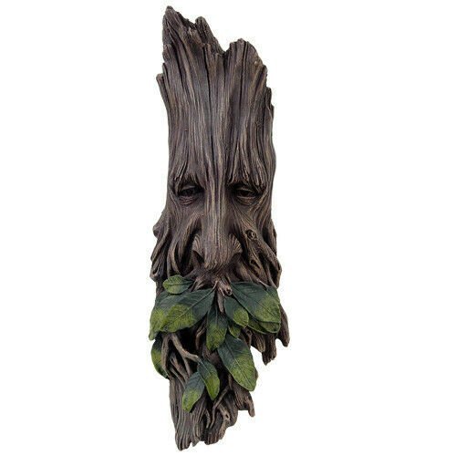 Pacific Giftware The Ancient Wise Spirit of The Woods Greenman Tree Sculpture - 第 1/1 張圖片