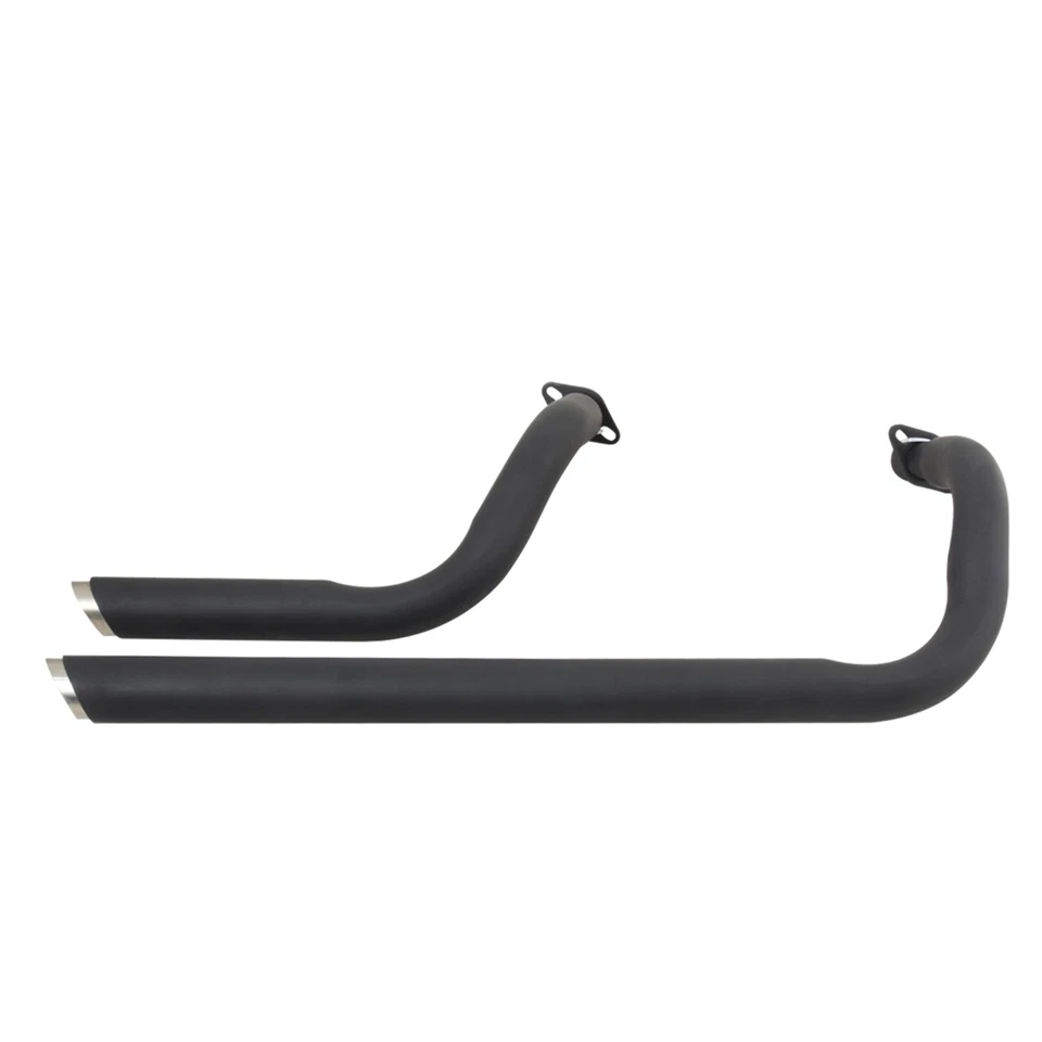 Whole Set For Honda Shadow ACE 750 VT750C 1997-2003 Exhaust Black Muffler Pipe Foto 3 de 4