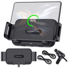 Wireless Car Charger For Samsung Galaxy Z Fold 3 4 2 Automatic Car Mount Holder