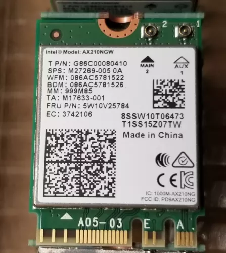 Intel AX200 AX201 AX211 AX210 Killer 6E 9560 BE200 Wi-Fi 7 - Picture 11 of 60