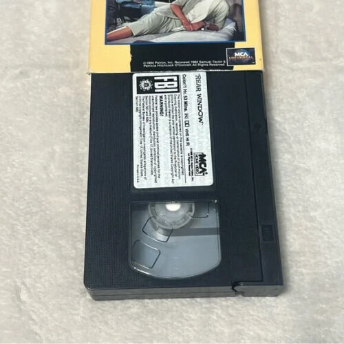 Rear Window Alfred Hitchcock VHS James Stewart Grace Kelly Vintage - Picture 4 of 4