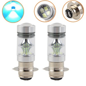 2 X 100w 8000k Led Headlight Bulb For Atv Kawasaki Mule 600 610 3000 3010 4000 Ebay