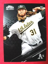 2020 Topps Chrome Black - A.J. Puk - #22 Base Rookie ATHLETICS RC 