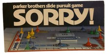 Vintage 1972 Sorry! Classic Game, complete, made in USA