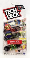 2019 TECH DECK - SANTA CRUZ / CREATURE - ULTRA DLX 4-PACK - FINGERBOARD