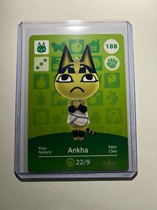 Ankha # 188 Animal Crossing Amiibo Card AUTHENTIC Series 2 NEW