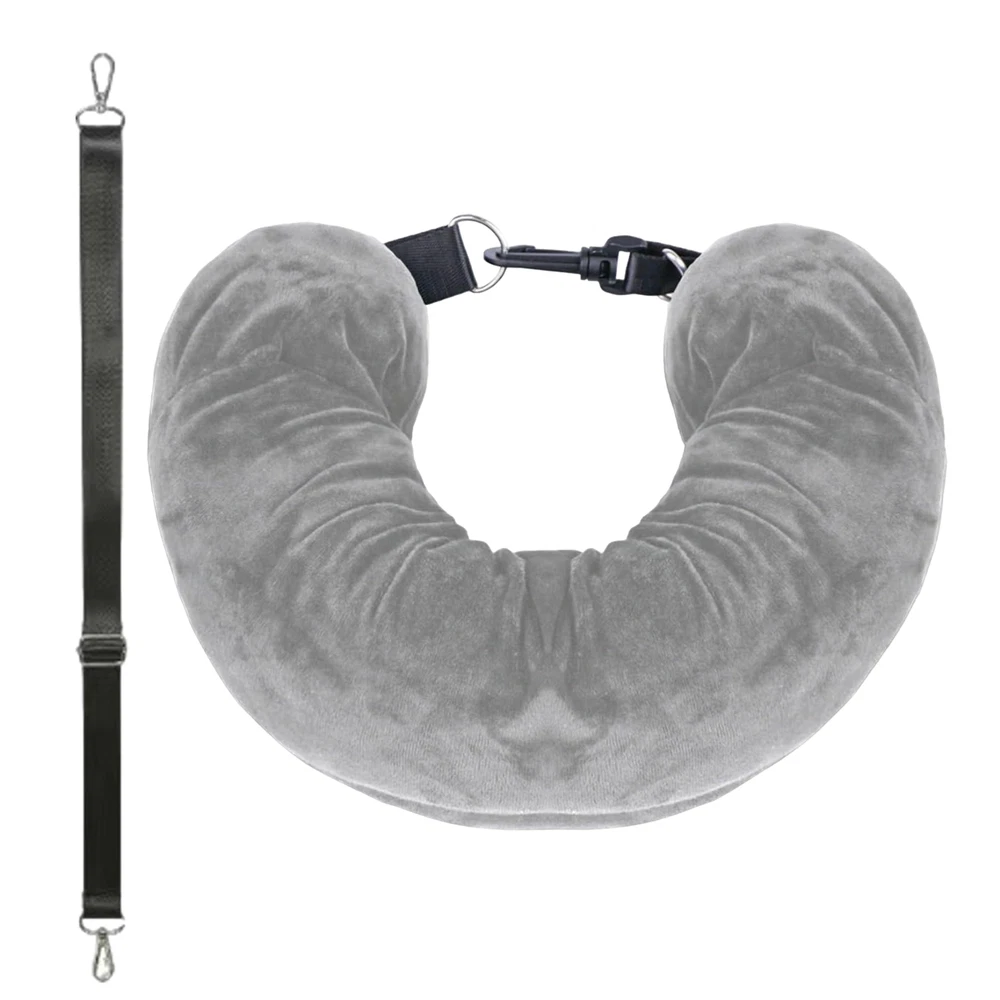 Adjustable Stuffable Travel Neck Pillow for Extra Luggage