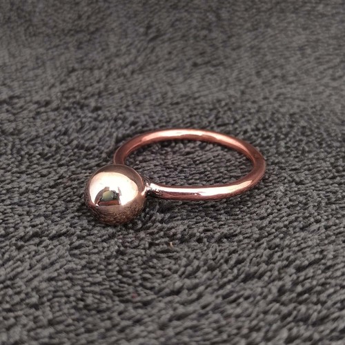 Red Copper Meditation Statement Pure Copper Band Ring Jewelry All Size SJ1012