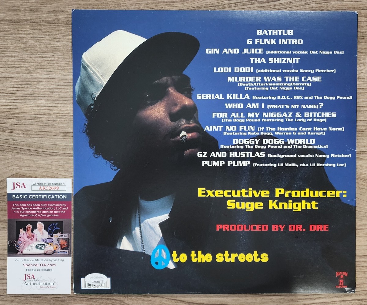 Snoop Dogg Joe Cool Signed & Sketched Doggystyle Vinyl Record