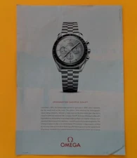 OMEGA Speedmaster Canopus Gold Watch Print Advertisement Ad FRAME IT!