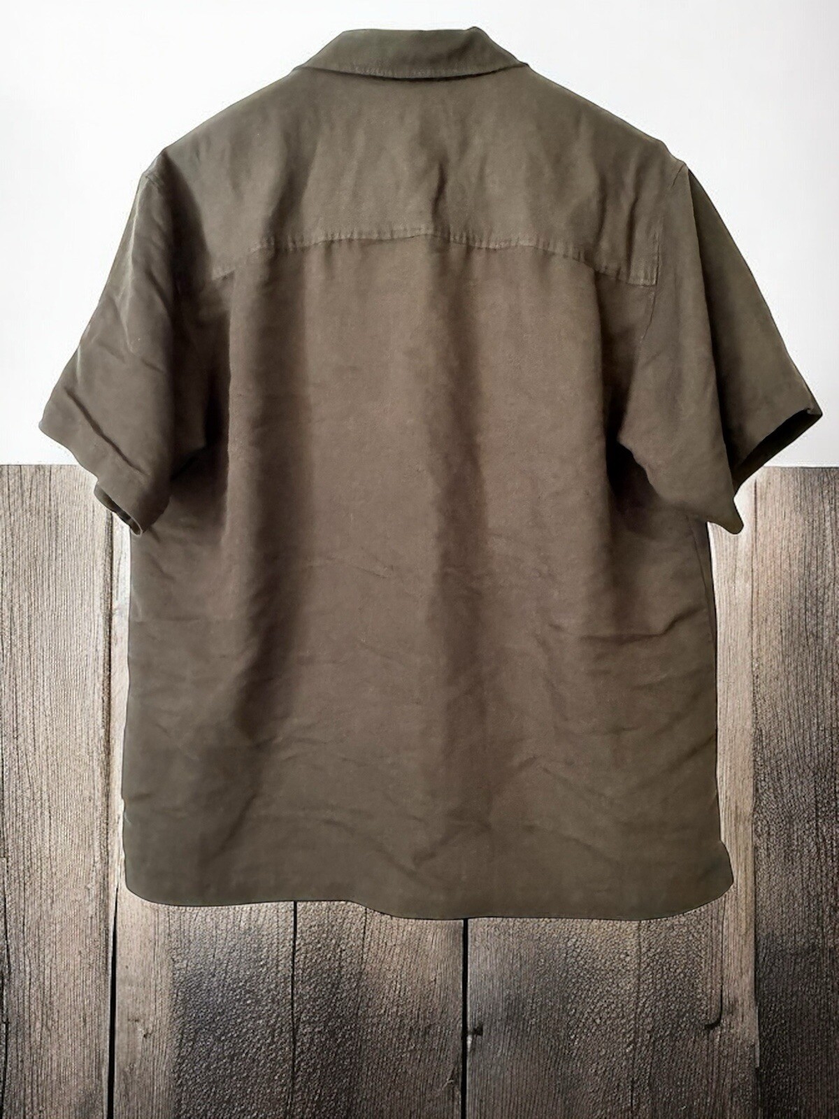 Vintage EIGHTY EIGHT 88 Men's L Black S/S Y2K Grunge Skate 90s Button Down Shirt image 2