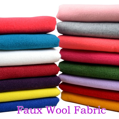 100cm Kunst Wollfilz Stoff Tuch Jacke Mantel DIY Material Polster Basteln - Bild 4 von 27