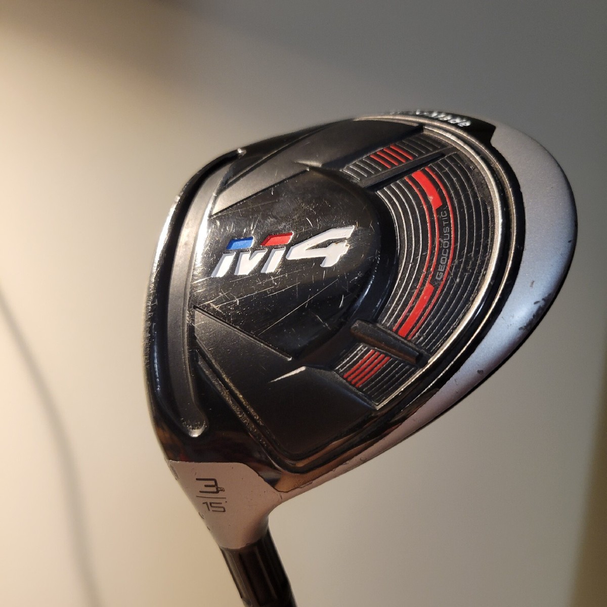 Taylormade M4 3w 15° LH - TaylorMade M4 - 3/15* Wood w/Fujikura ATMOS FW 6 Stiff