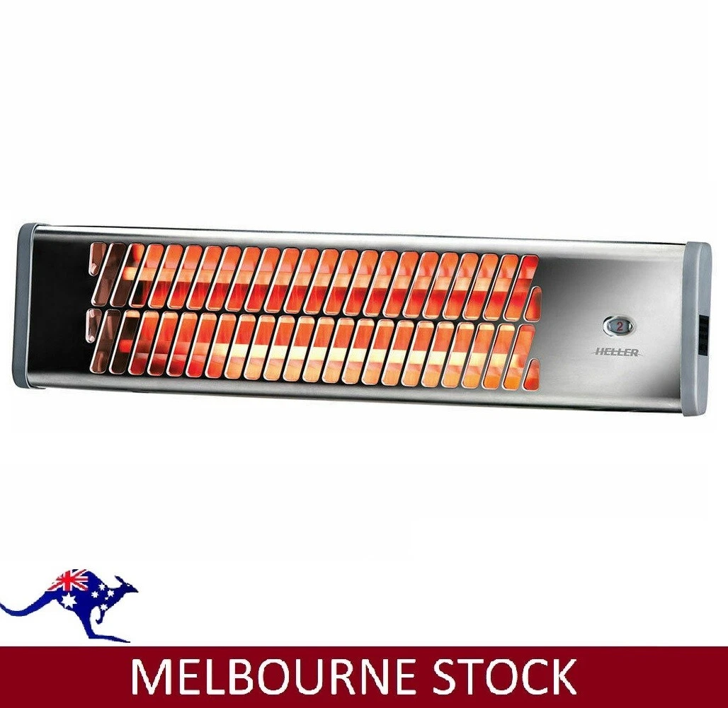 Heller Electric Wall Heater Chrome Pullcord Bathroom Heat Waterproof Strip  1200W | eBay