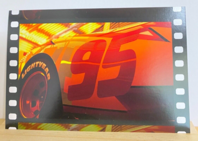 Lightning McQueen 95 Cars Disney Pixar Limited Postcard Happy Kuji